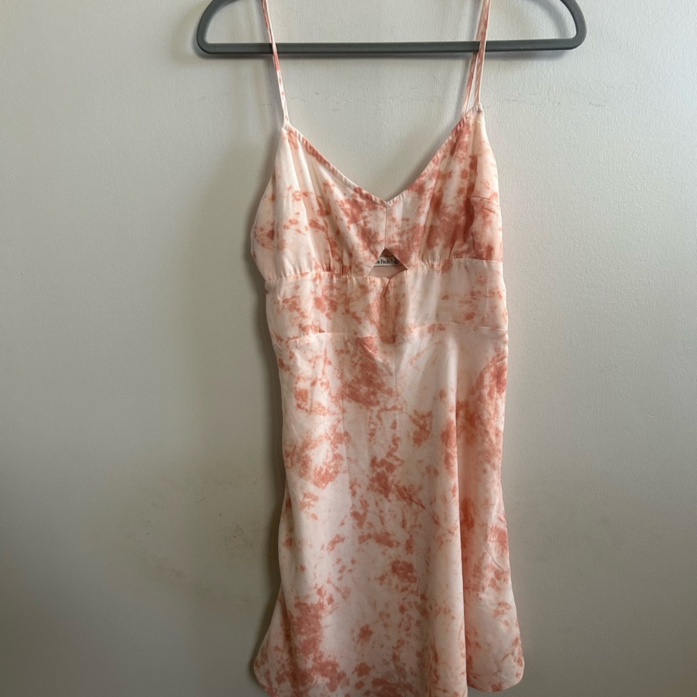 Abercrombie pink tie dye mini dress XS - Picture 2 of 6